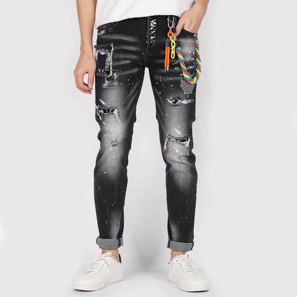 mens jeans designs ripped for men streetwear robin 8xl zipper distressed denim black pants wolf, Blue
mens jeans designs ripped for men streetwear robin 8xl zipper distressed denim black pants wolf, Blue