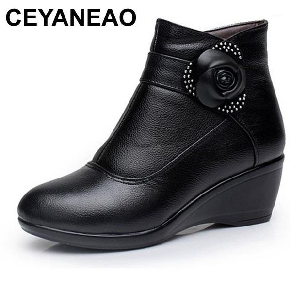 ceyaneaoplus size 35-43 women boots women genuine leather boots warm plush autumn winter wedge shoes woman anklebootse15051, Black
ceyaneaoplus size 35-43 women boots women genuine leather boots warm plush autumn winter wedge shoes woman anklebootse15051, Black