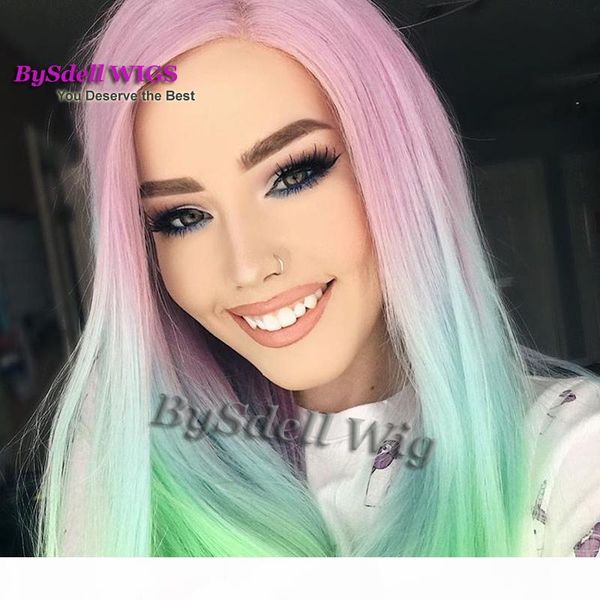 attractive colorful pink ombre green yellow rainbow color hair wig mermaid cosplay custome wigs unicorn colour none lace lace front wig, Black
attractive colorful pink ombre green yellow rainbow color hair wig mermaid cosplay custome wigs unicorn colour none lace lace front wig, Black