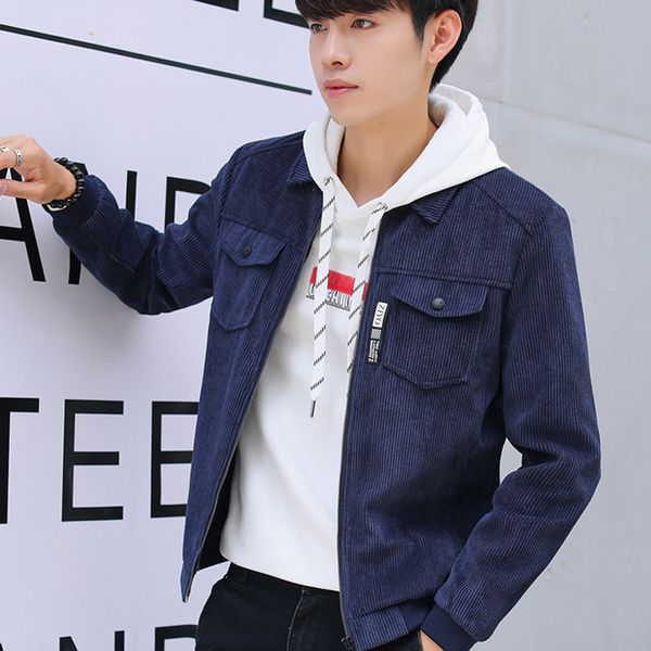 2021 the new male fashion velvet turn down collar jackets casual spring coats denim zip jacket fine clothes outwear m-3xl size o4sq, Black;brown
2021 the new male fashion velvet turn down collar jackets casual spring coats denim zip jacket fine clothes outwear m-3xl size o4sq, Black;brown
