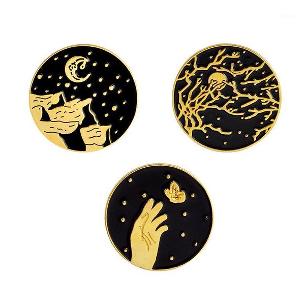 branches mountain moon butterfly hand starry round brooch enamel pin buckle bag cloth lapel pin badge jewelry kids1, Gray
branches mountain moon butterfly hand starry round brooch enamel pin buckle bag cloth lapel pin badge jewelry kids1, Gray