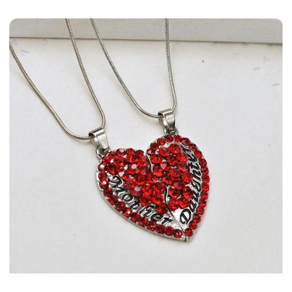 mom and daughter heart necklace set chokers red pink crystal rhinestone necklace gold jewelry gift for mom alloy ste wmtupq new_dhbest, Silver
mom and daughter heart necklace set chokers red pink crystal rhinestone necklace gold jewelry gift for mom alloy ste wmtupq new_dhbest, Silver