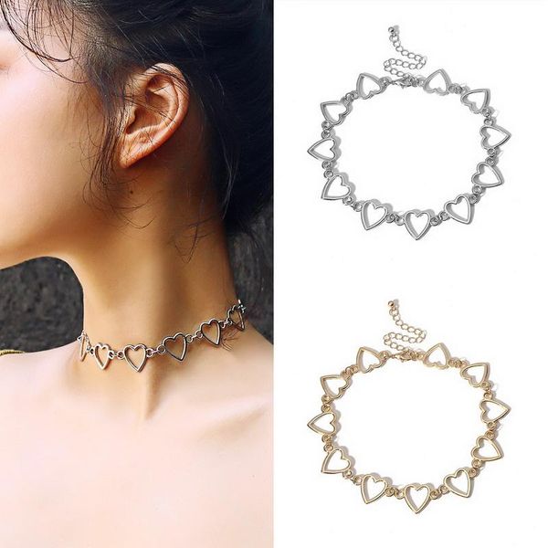 мода полые сердца ожерелья для женщин золото серебро сплава цвета цепи choker ожерелье простой короткие collares партии ювелирных изделий a0, Golden;silver
мода полые сердца ожерелья для женщин золото серебро сплава цвета цепи choker ожерелье простой короткие collares партии ювелирных изделий a0, Golden;silver