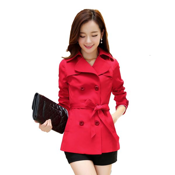 female windbreaker 2021 spring autumn women's trench coat new korean short outerwear casual slim plus size overcoat r877, Tan;black
female windbreaker 2021 spring autumn women's trench coat new korean short outerwear casual slim plus size overcoat r877, Tan;black