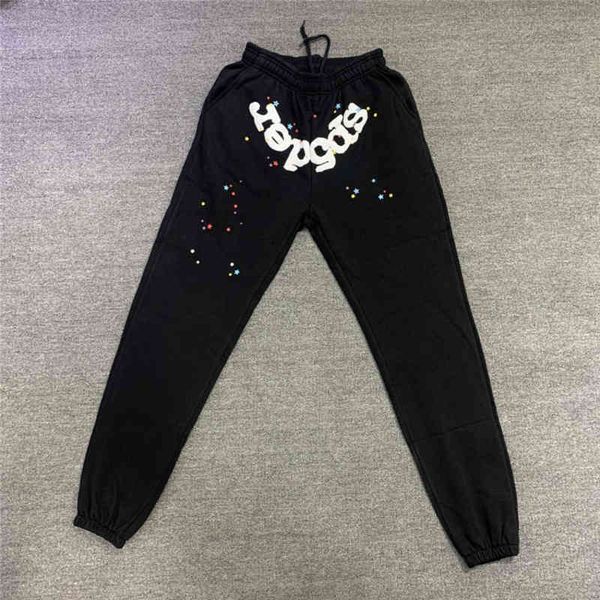 sp5der 555555 angel number men sweatpants 1:1 spider web pattern women joggers drawstring trousers fashion, Black
sp5der 555555 angel number men sweatpants 1:1 spider web pattern women joggers drawstring trousers fashion, Black