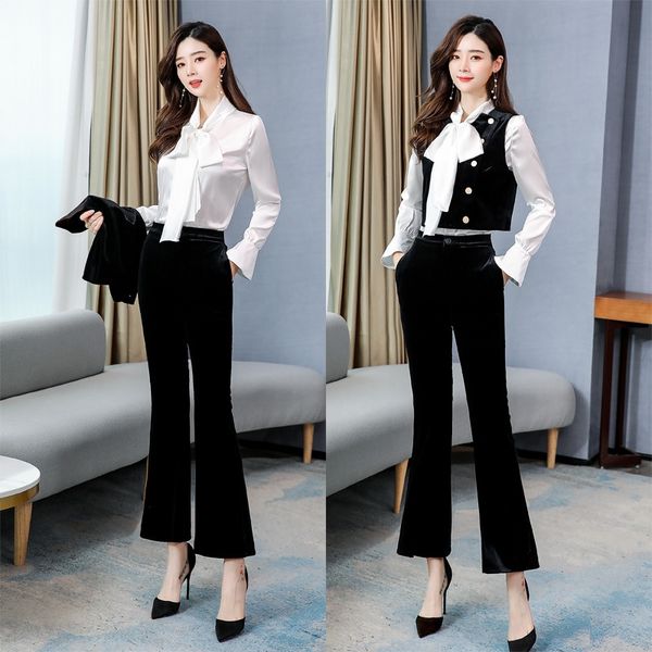 fashion suit women 2020 bell pants shirt white shirtspring and autumn new foreign style lapel white shirt bell pants goddess fan ol temperam, Gray
fashion suit women 2020 bell pants shirt white shirtspring and autumn new foreign style lapel white shirt bell pants goddess fan ol temperam, Gray