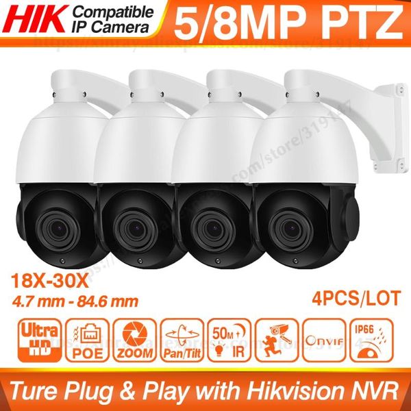 cameras ptz ip camera 5mp 8mp 18x-30x zoom waterproof mini speed dome outdoor ir 50m h.265 cctv security onvif 4pcs
cameras ptz ip camera 5mp 8mp 18x-30x zoom waterproof mini speed dome outdoor ir 50m h.265 cctv security onvif 4pcs