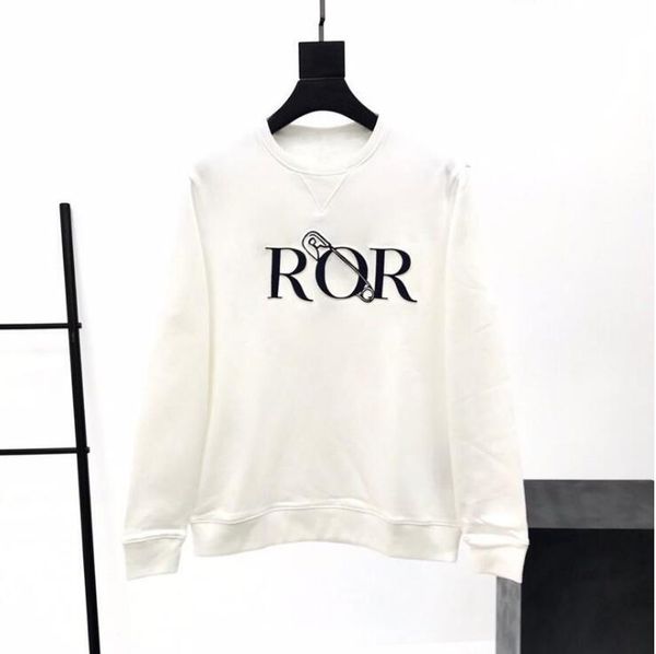 2021 new fashion pin letter print pullover simple solid sweatshirt high street men women crewneck long sleeve spring autumn sweater, Black
2021 new fashion pin letter print pullover simple solid sweatshirt high street men women crewneck long sleeve spring autumn sweater, Black