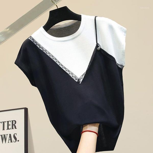 color block sleeveless mock two-piece white black cotton net red t-shirt female t-shirt loose tshirt tees 2020 new summer tshirt1
color block sleeveless mock two-piece white black cotton net red t-shirt female t-shirt loose tshirt tees 2020 new summer tshirt1