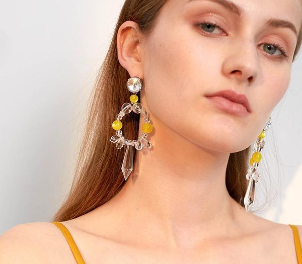 new joker artificial crystal circle personality temperament earrings female22, Golden;silver
new joker artificial crystal circle personality temperament earrings female22, Golden;silver