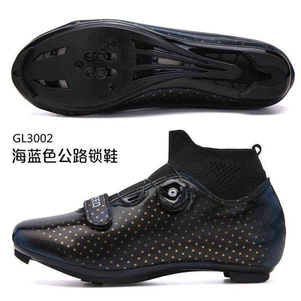 2021 highway mountain lock shoes high bicycle men's and women's four seasons riding, Black
2021 highway mountain lock shoes high bicycle men's and women's four seasons riding, Black