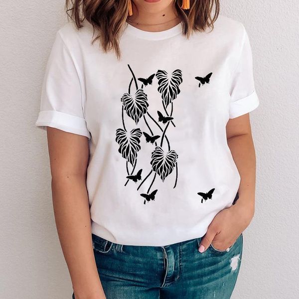 women graphic ladies fashion butterfly printing short sleeve 90s clothes lady tees print clothing female tshirt t-shirt, White
women graphic ladies fashion butterfly printing short sleeve 90s clothes lady tees print clothing female tshirt t-shirt, White