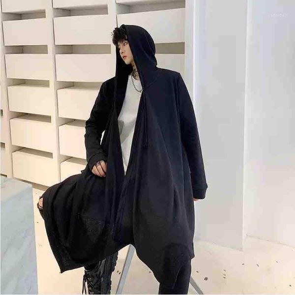 men's trench coats dark windbreaker pioneer hoodie sweater jacket casual personality design trend of loose1, Tan;black
men's trench coats dark windbreaker pioneer hoodie sweater jacket casual personality design trend of loose1, Tan;black