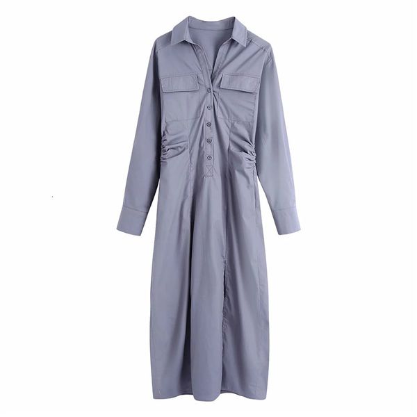 2021 new fashion midi shirt women lapel collar pleated long sleeve waist ruched dress woman button up pocket casual dresses 2tau, Black;gray
2021 new fashion midi shirt women lapel collar pleated long sleeve waist ruched dress woman button up pocket casual dresses 2tau, Black;gray