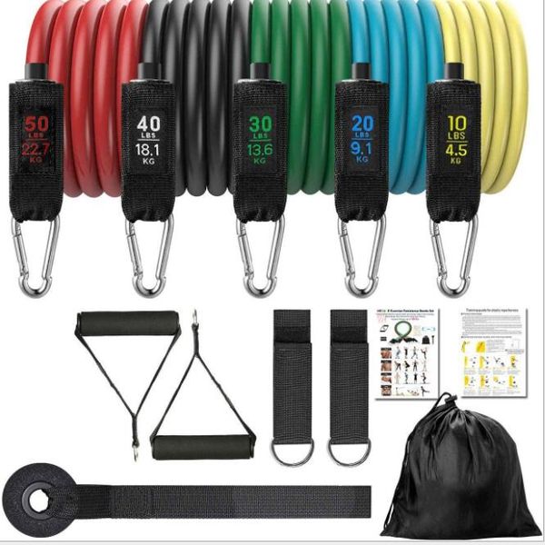 fitness exercie 11 piece set resistance band yoga training tube set home gym heavy 150 lb bands chest expander equipment
fitness exercie 11 piece set resistance band yoga training tube set home gym heavy 150 lb bands chest expander equipment