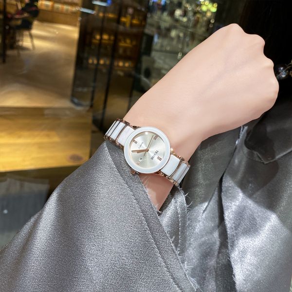 ceramic women white temperament, waterproof in summer zheng shuang same quartz watch women's luxury
ceramic women white temperament, waterproof in summer zheng shuang same quartz watch women's luxury