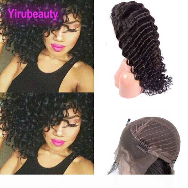 malaysian human hair 10a yirubeauty natural color lace front wigs 8-30inch deep wave lace front pre plucked lace wigs with baby hair curly, Black;brown
malaysian human hair 10a yirubeauty natural color lace front wigs 8-30inch deep wave lace front pre plucked lace wigs with baby hair curly, Black;brown