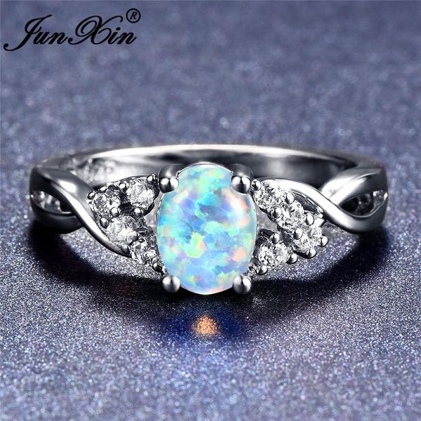 junxin mystic rainbow oval stone white/blue fire opal crossed rings for women white gold filled female wedding bands, Golden;silver
junxin mystic rainbow oval stone white/blue fire opal crossed rings for women white gold filled female wedding bands, Golden;silver
