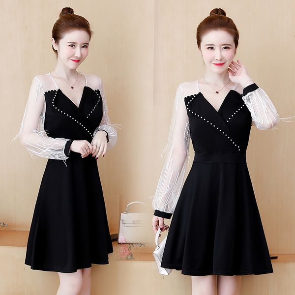 womens plus size xl-5xl dressed business cuttings ladies work wear thin casual gowns clothes ek9d, Black;gray
womens plus size xl-5xl dressed business cuttings ladies work wear thin casual gowns clothes ek9d, Black;gray