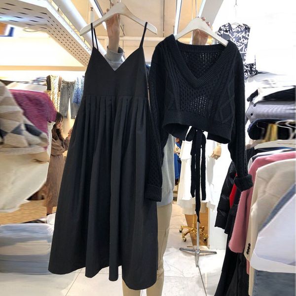 2020 autumn camisole vest new korean version of women's ultra fire net red foreign style suit knitted vest suspender long skirt two, Gray
2020 autumn camisole vest new korean version of women's ultra fire net red foreign style suit knitted vest suspender long skirt two, Gray