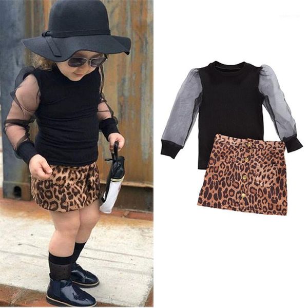 2020 new kid girl 2 pcs outfit mesh long sleeve leopard printed skirt baby girls set 1-6y1, White
2020 new kid girl 2 pcs outfit mesh long sleeve leopard printed skirt baby girls set 1-6y1, White