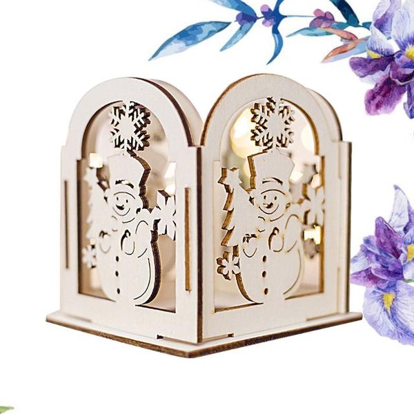 candle holders 1pc christmas holder hollow-out wooden candlestand party ornaments creative diy gift (snowman)
candle holders 1pc christmas holder hollow-out wooden candlestand party ornaments creative diy gift (snowman)