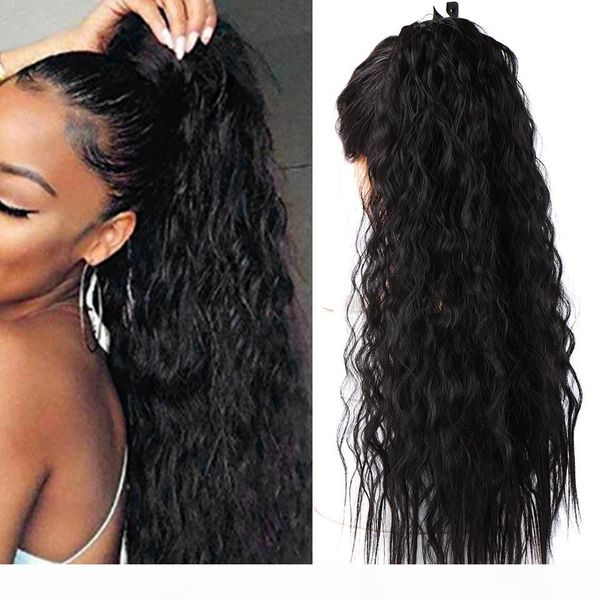 long corn curly real hair pieces drawstring ponytail extensions for women malaysian remy hair extensions 140g, Black
long corn curly real hair pieces drawstring ponytail extensions for women malaysian remy hair extensions 140g, Black