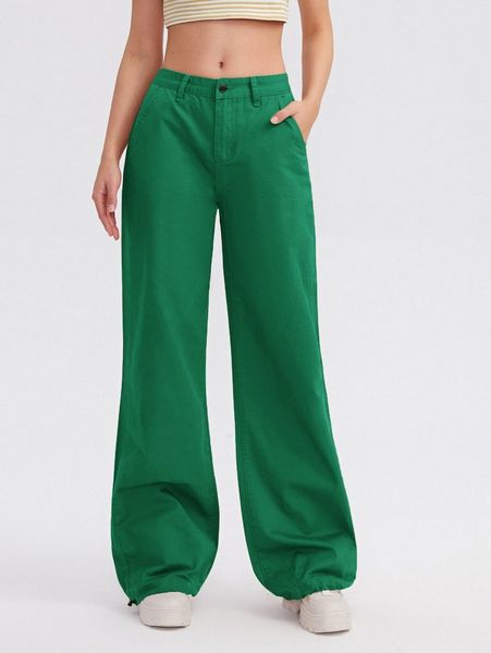 drawstring hem wide leg jeans w5xh#, Blue 
drawstring hem wide leg jeans w5xh#, Blue
