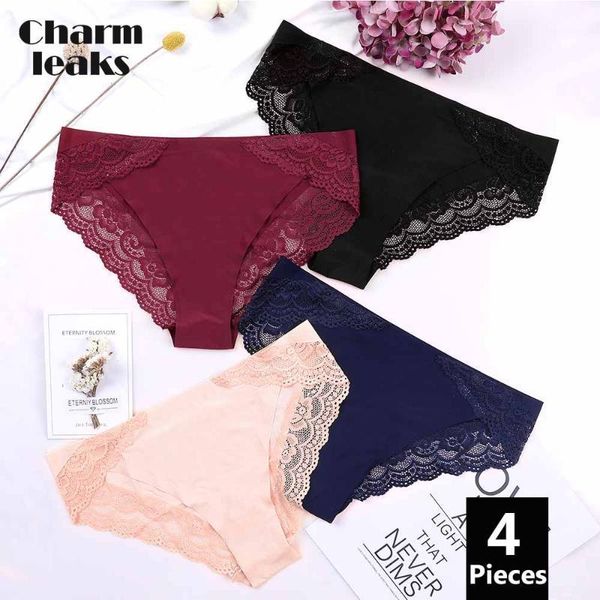 charmleaks women's lace underwear string pantie briefs cotton 4 pack cueca calcinha tanga thong lace edge cotton crotch tempting1, Black;pink
charmleaks women's lace underwear string pantie briefs cotton 4 pack cueca calcinha tanga thong lace edge cotton crotch tempting1, Black;pink