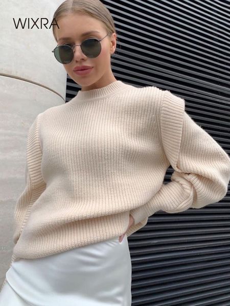 wixra ruffle sweater women pull femme jumper casual elegant cashmere ladies new coming autumn winter, Black
wixra ruffle sweater women pull femme jumper casual elegant cashmere ladies new coming autumn winter, Black