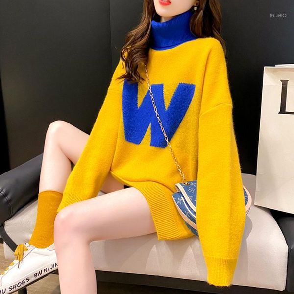 loose knitted women pullover long sleeve plus size turtle neck warm winter female pull jumpers ladies sweaters femme1, White;black
loose knitted women pullover long sleeve plus size turtle neck warm winter female pull jumpers ladies sweaters femme1, White;black