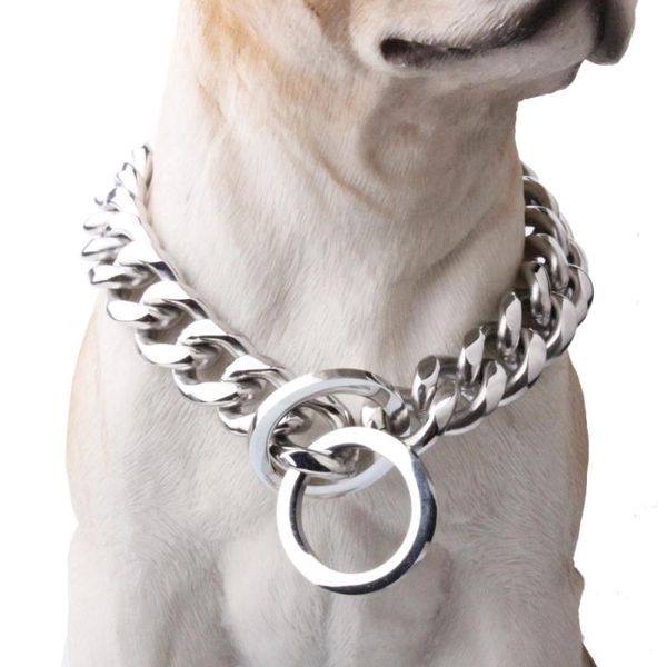 10/12/15/17/19mm stainless steel silver color polished cut cuban curb strong pet supplies dogs collar choker 12-34
10/12/15/17/19mm stainless steel silver color polished cut cuban curb strong pet supplies dogs collar choker 12-34