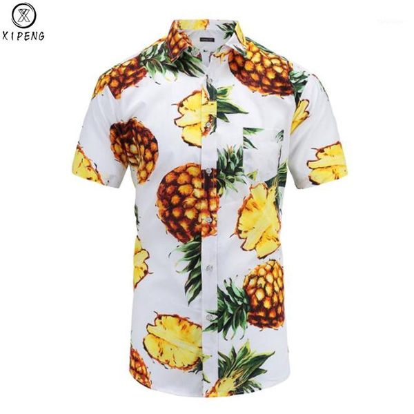 new summer hawaiian shirt 2020 men's casual pineapple printed short sleeve camisa social masculina male white beach shirts s-3xl1, White;black
new summer hawaiian shirt 2020 men's casual pineapple printed short sleeve camisa social masculina male white beach shirts s-3xl1, White;black