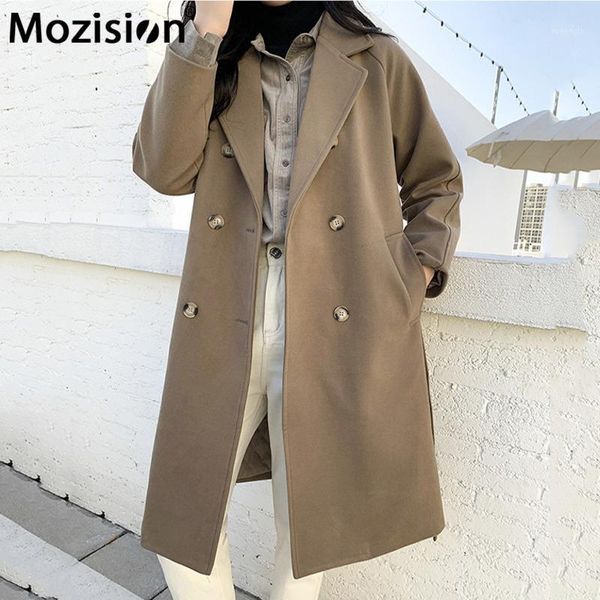 mozision double breasted woolen coat for women solid long sleeve notched collar overcoat female winter double-sided wool coat1, Black
mozision double breasted woolen coat for women solid long sleeve notched collar overcoat female winter double-sided wool coat1, Black