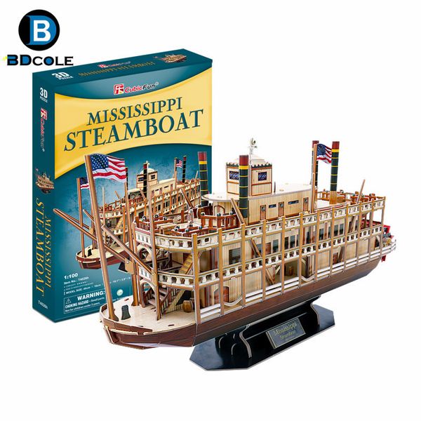 142pcs jimusuhutu mississippi steamboat 3d paper boat model kits toy wooden ship assembly kit children's day gift
142pcs jimusuhutu mississippi steamboat 3d paper boat model kits toy wooden ship assembly kit children's day gift
