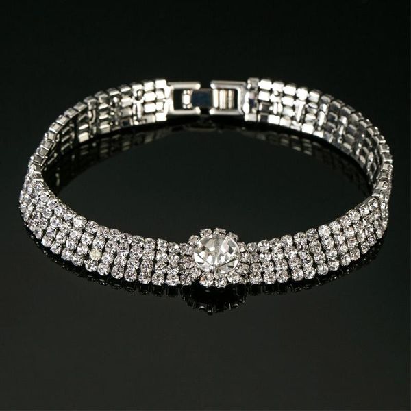 bridal crystal bracelets for women rhinestone bangles bracelets wedding jewelry accessories pulseras mujer femme b083, Black
bridal crystal bracelets for women rhinestone bangles bracelets wedding jewelry accessories pulseras mujer femme b083, Black