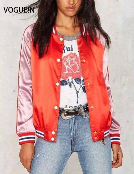 n new womens ladies fashion contrast color satin bomber button down jacket coat size xs s m lzxn#, Black;brown
n new womens ladies fashion contrast color satin bomber button down jacket coat size xs s m lzxn#, Black;brown