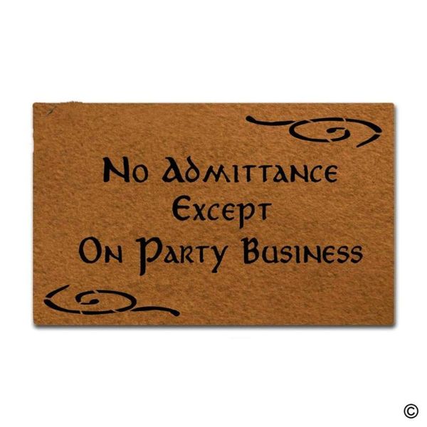 carpets doormat entrance floor mat no admittance except on party business creative and funny designed
carpets doormat entrance floor mat no admittance except on party business creative and funny designed