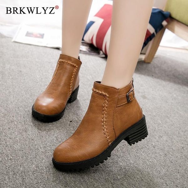 new 2020 autumn women's high heel single boots square heels women shoes back zipper ladies fashion ankle boots size 35-43, Black
new 2020 autumn women's high heel single boots square heels women shoes back zipper ladies fashion ankle boots size 35-43, Black