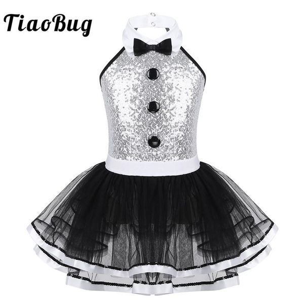 tiaobug kids sleeveless shiny sequins mesh tutu ballet dress girls gymnastics leotard children modern performance dance costume, Black;red
tiaobug kids sleeveless shiny sequins mesh tutu ballet dress girls gymnastics leotard children modern performance dance costume, Black;red