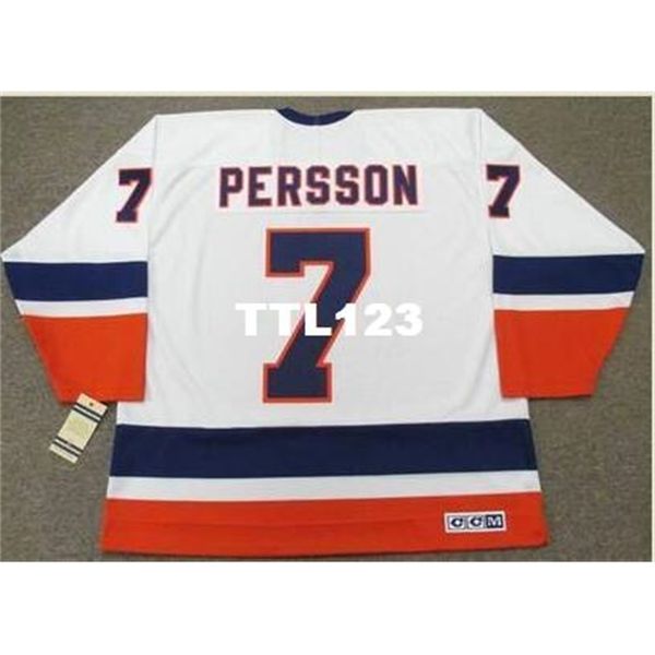 men #7 stefan persson new york islanders 1982 ccm vintage home away home hockey jersey or custom any name or number retro jersey, Black
men #7 stefan persson new york islanders 1982 ccm vintage home away home hockey jersey or custom any name or number retro jersey, Black