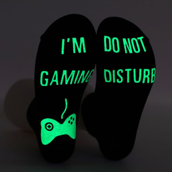 men do not disturb great gamer gift letter funny mid calf high socks pure cotton male socks new luminenious i'm gaming sock cpa3260, Black
men do not disturb great gamer gift letter funny mid calf high socks pure cotton male socks new luminenious i'm gaming sock cpa3260, Black