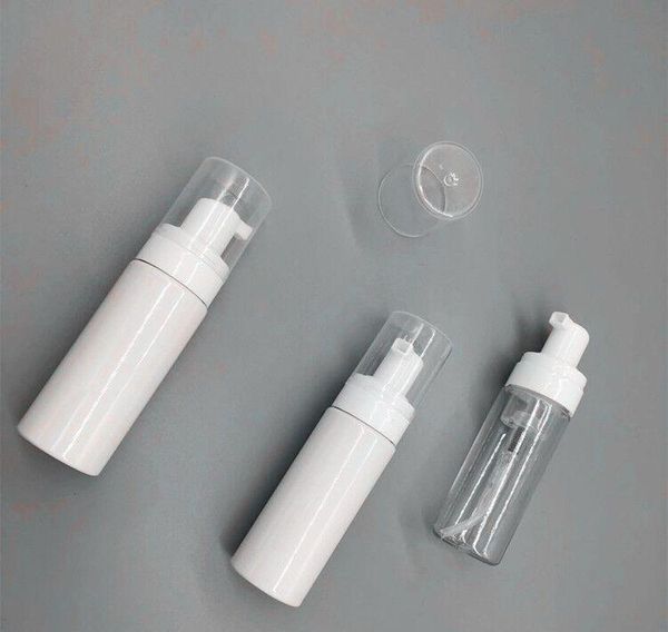 Quality White Clear 30ml 60ml Plastic Soap Dispenser Bottle Clear White Foam Pump Bottle Soap Mousses Liquid Dispenser Bbygmi Lg2010