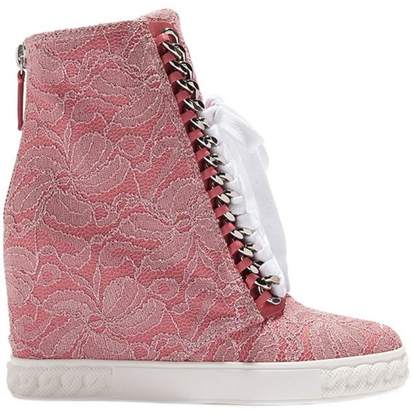 boots woman pink flower lace ankle wedge height increased rim sole round toe chains up boot female sneaker, Black
boots woman pink flower lace ankle wedge height increased rim sole round toe chains up boot female sneaker, Black