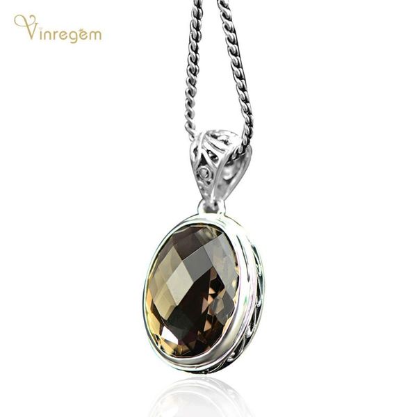 vinregem 100% 925 sterling silver oval cut smok quartz gemstone vintage luxury women pendant necklace engagement fine jewelry
vinregem 100% 925 sterling silver oval cut smok quartz gemstone vintage luxury women pendant necklace engagement fine jewelry