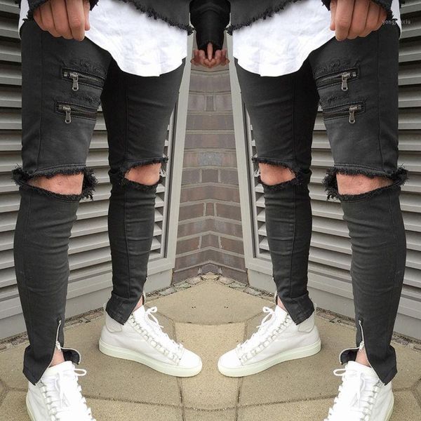wholesale- men stylish ripped jeans pants biker hole skinny slim straight denim trousers1, Blue
wholesale- men stylish ripped jeans pants biker hole skinny slim straight denim trousers1, Blue