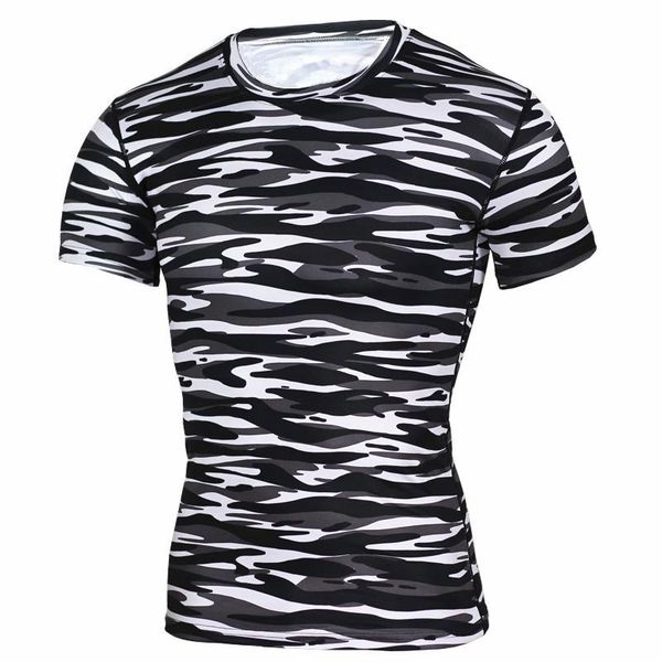 camouflage fitness gym t shirt men tight training compression shirt quick dry sportswear, Black;blue
camouflage fitness gym t shirt men tight training compression shirt quick dry sportswear, Black;blue