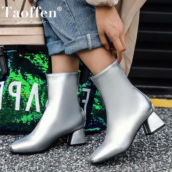 boots taoffen plus size 28-43 women ankle thick heel square toe back zipper shoes warm winter party footwear, Black
boots taoffen plus size 28-43 women ankle thick heel square toe back zipper shoes warm winter party footwear, Black