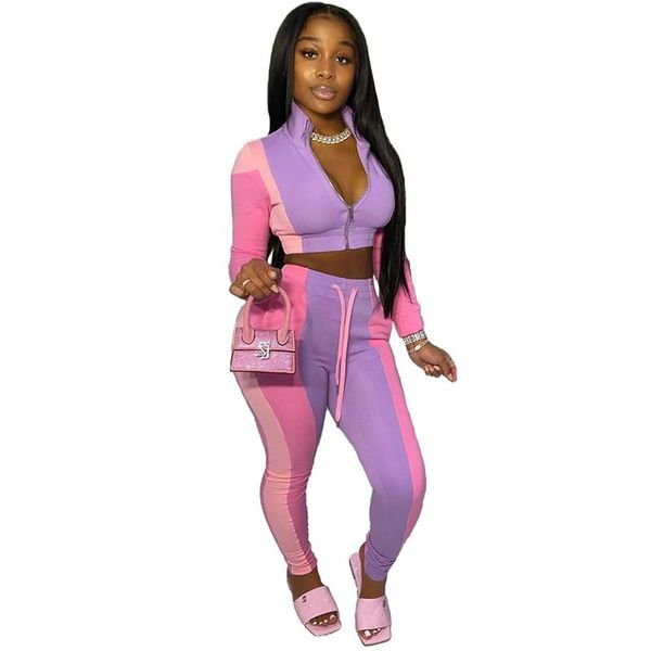 women's tracksuits sweatsuit women set plus size autumn casual tracksuit two piece zipper crop and sweatpants ensemble femme, Gray
women's tracksuits sweatsuit women set plus size autumn casual tracksuit two piece zipper crop and sweatpants ensemble femme, Gray