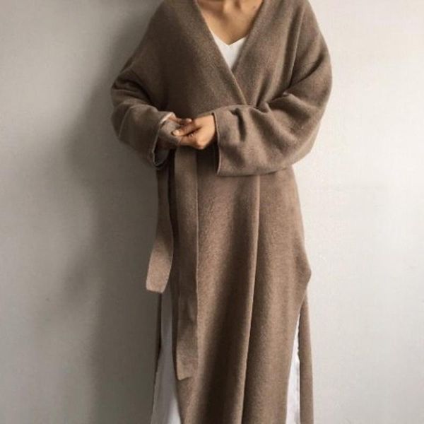 women's knits & tees wavsiyier vintage sweater coat jacket maxi women autumn winter 2021 thick warm knitted v neck cardgan outwear belt, White
women's knits & tees wavsiyier vintage sweater coat jacket maxi women autumn winter 2021 thick warm knitted v neck cardgan outwear belt, White